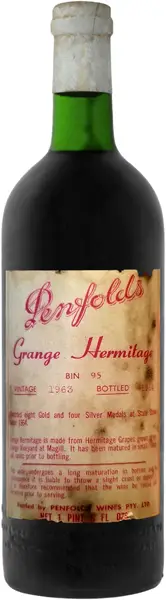 Grange_Hermitage_Penfolds_Shiraz Syrah_1963_Dominique Fornage Wine Vin ecole nobilis
