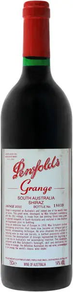 Grange_Hermitage_Penfolds_Shiraz Syrah_2000_Dominique Fornage Wine Vin ecole nobilis