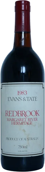 Hermitage Redbrook Evans Tate Margaret River 1983 Dominique Fornage Wine Vin ecole nobilis