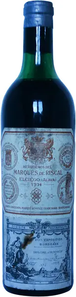 Rioja Reserva Marques Riscal 1934 Dominique Fornage Wine Vin ecole nobilis