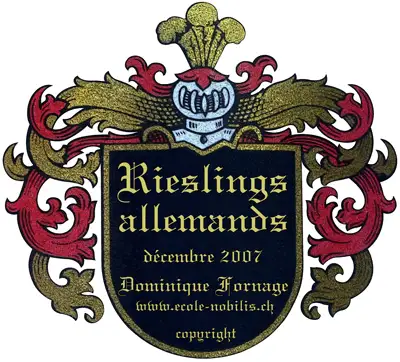 Maringer 1971 Sigle Dominique Fornage Wine Vin ecole nobilis
