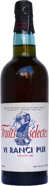Vi Ranci Pur Fruits Selectes Joseph Monmany 1902 Dominique Fornage Wine Vin ecole nobilis