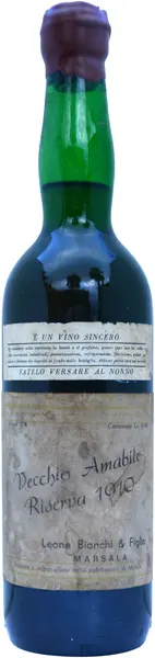 Marsala Leone Bianchi Vecchio Amabile Riserva 1920 Dominique Fornage Wine Vin ecole nobilis