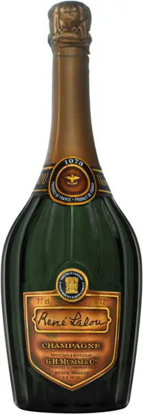 Champagne Mumm Rene Lalou 1973 a Dominique Fornage Wine Vin ecole nobilis