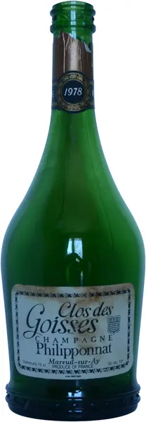 Champagne Philipponnat Clos Goisses 1978 Dominique Fornage Wine Vn ecole nobilis
