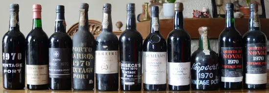 Porto Vintage 1970 horizontale a Dominique Fornage Wine Vin ecole nobilis