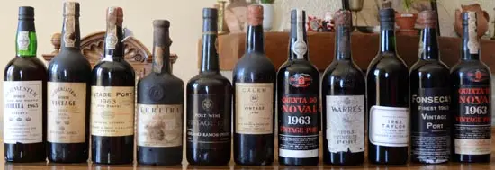 Porto Vintage 1963 horizontale a Dominique Fornage Wine Vin ecole nobilis