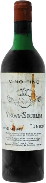 Vega Sicilia Unico Duero 1948 a Dominique Fornage Wine Vin ecole nobilis