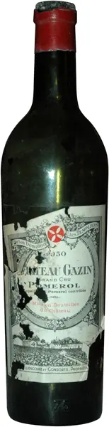 Chateau Gazin Pomerol 1950 Dominique Fornage Wine Vin ecole nobilis